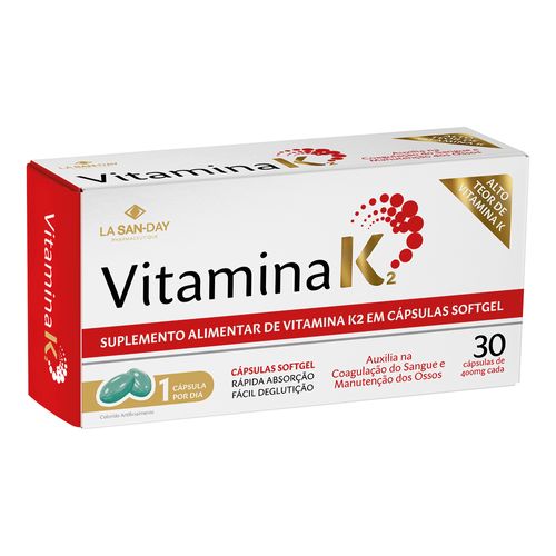 Vitamina K2 30 Cápsulas