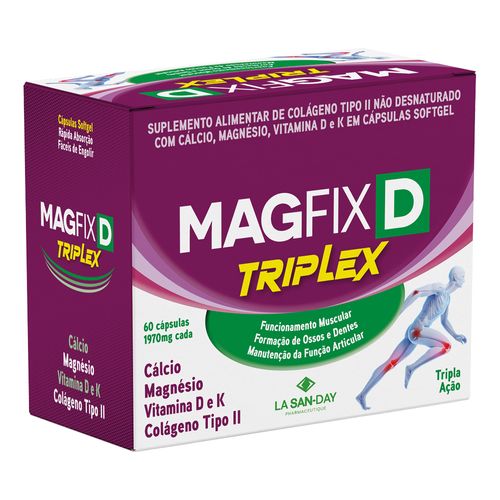 Magfix D Triplex 60 Cápsulas