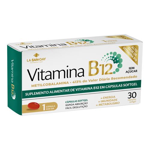 Vitamina B12 30 Cápsulas