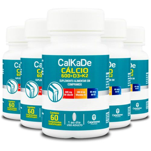 Kit 5 Calkade Catarinense 60 Comprimidos