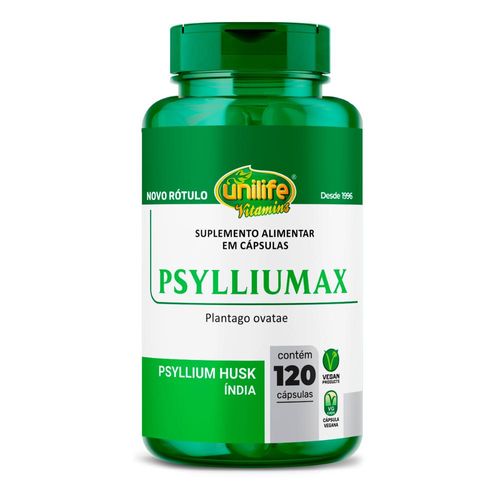 Psyllium Unilife Psylliumax 120 cápsulas