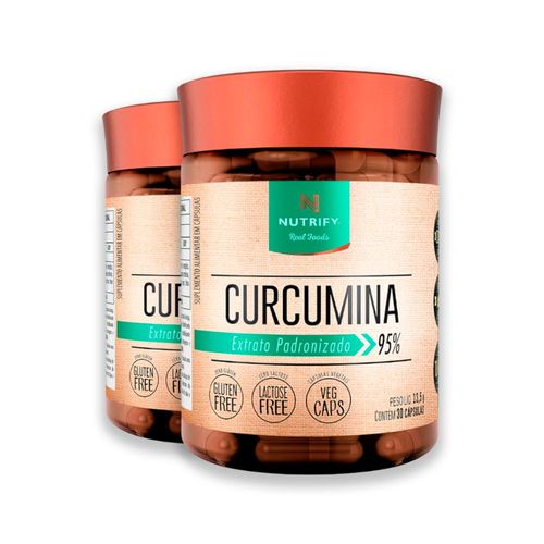 Kit 2 Cúrcuma Nutrify 30 Cápsulas