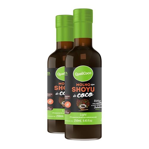 Kit 2 Shoyu de Coco Qualicoco 250ml