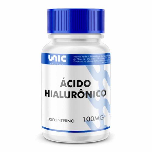 Ácido hialurônico 100mg 60 Cápsulas 60 Cápsulas 60 Cápsulas