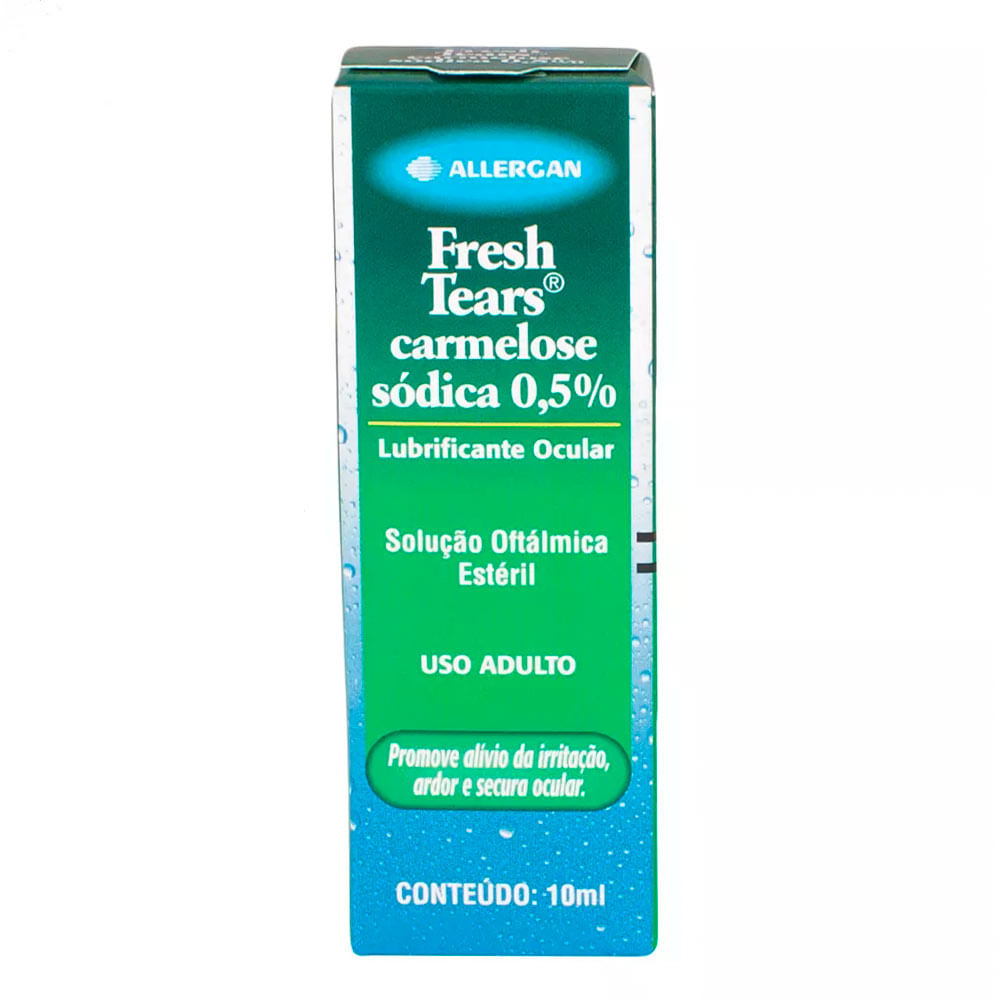 Fresh Tears Colirio Allergan 10ml Drogarias Pacheco