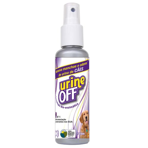 Removedor de Manchas e Odores de Urina Urine Off Cães 118ml Removedor de Manchas e Odores de Urina Urine Off Cães 118ml