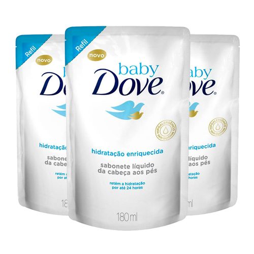 Kit-3-Sabonete-Liquido-Dove-Baby-Hidratacao-Enriquecida-Refil-180ml-Pacheco-9048086