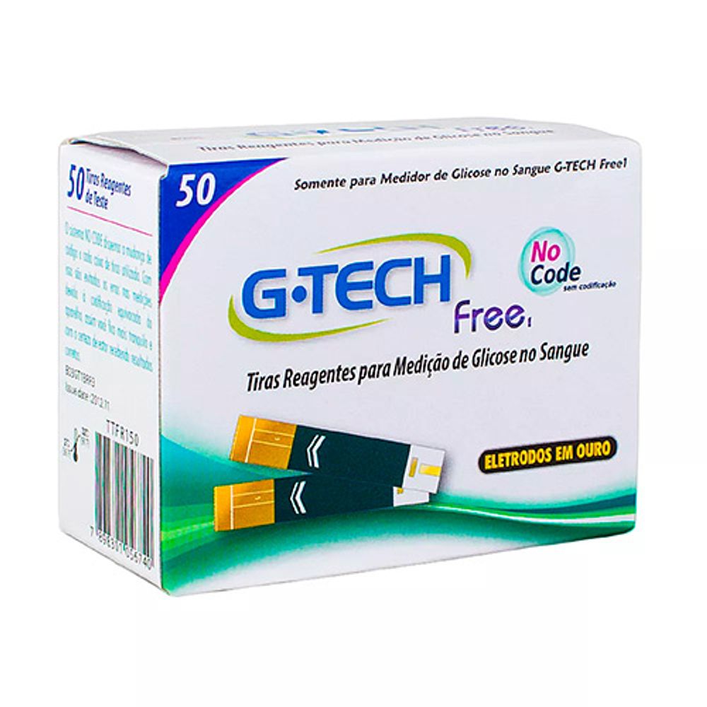 Medidor de glicose G Tech FREE