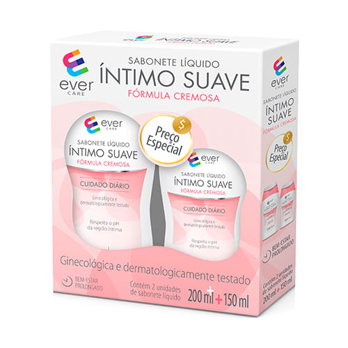 kit-sabonete-liquido-intimo-ever-care-200ml-mais-150ml-Drogarias-Pacheco-670154 kit-sabonete-liquido-intimo-ever-care-200ml-mais-150ml-Drogarias-Pacheco-670154