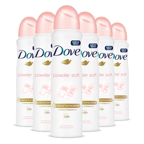 Kit-6-Desodorante-Aerosol-Dove-Powder-Soft-150ml-Drogarias-Pacheco-9052282