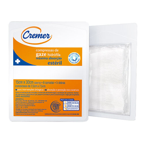 Compressas-de-Gaze-Hidrofila-Cremer-10-Unidades-Drogarias-Pacheco-218332 Compressas-de-Gaze-Hidrofila-Cremer-10-Unidades-Drogarias-Pacheco-218332