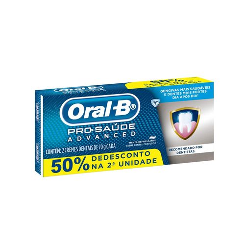 Kit-Creme-Dental-Oral-B-Pro-Saude-Advanced-70g-2-Unidades-Pacheco-627224 Kit-Creme-Dental-Oral-B-Pro-Saude-Advanced-70g-2-Unidades-Pacheco-627224