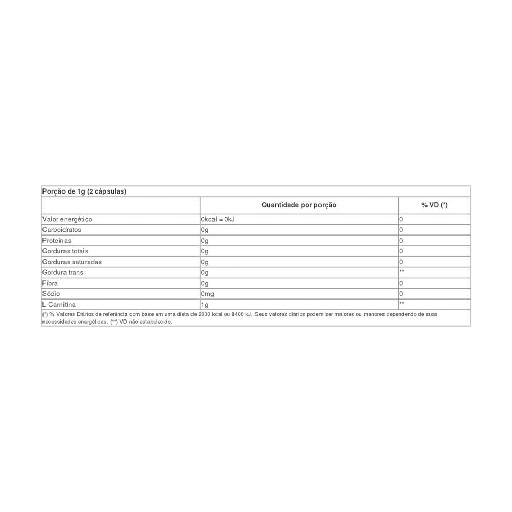 l carnitina vitafor L-Carnitina - 120 cap - Vitafor main image 0