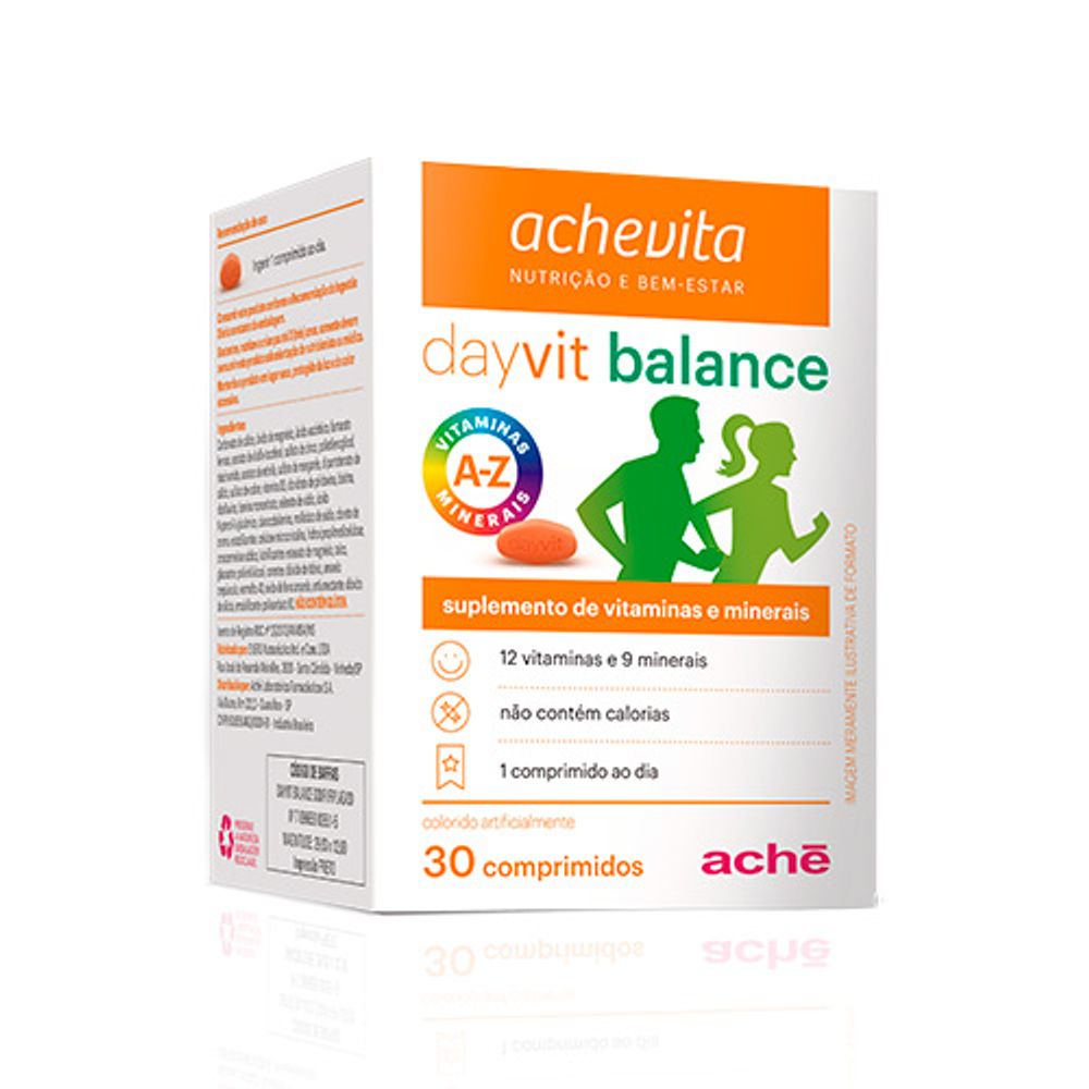 Suplemento Vitamínico Dayvit Balance 30 Comprimidos Ache - Drogarias ...