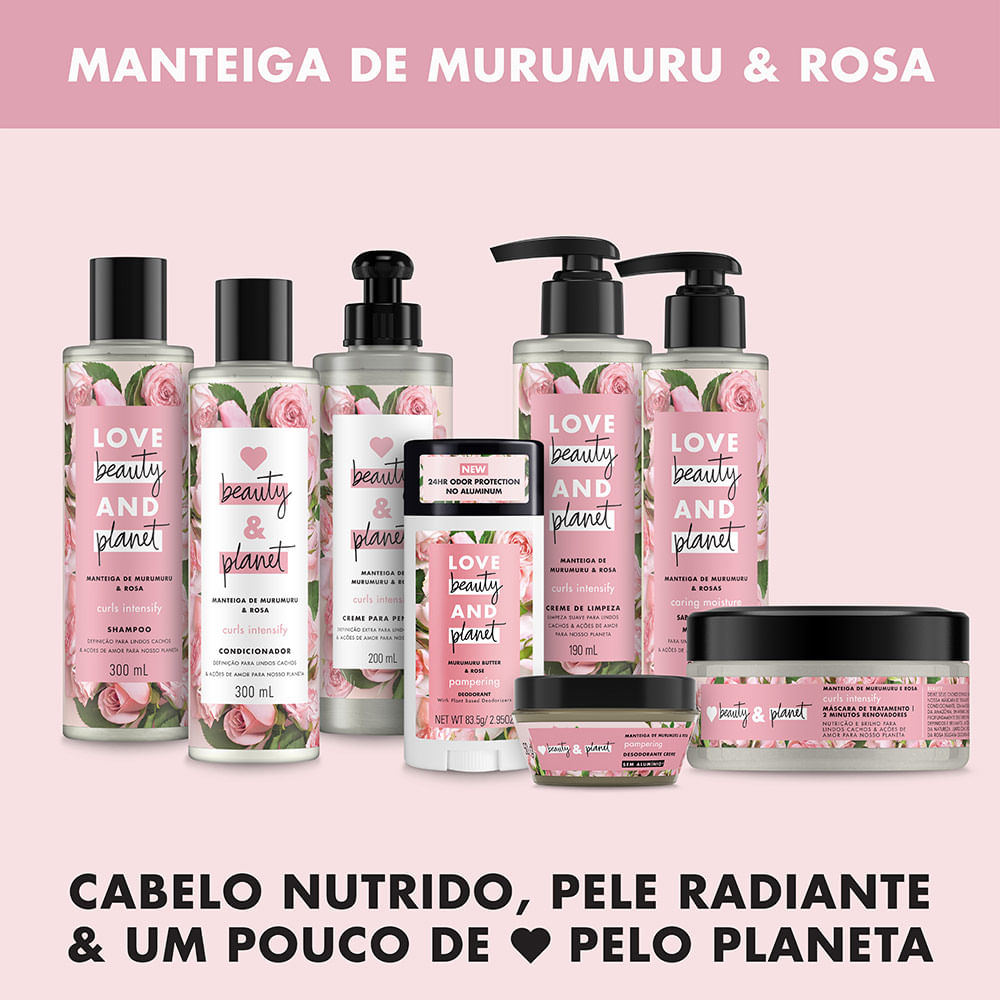 manteiga de murumuru & rosa shampoo