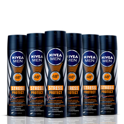 Kit-Desodorante-Nivea-Stress-Protect-Masculino-Aerossol-90g-6-Unidades-Pacheco-93512485