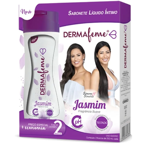 kit-sabonete-liquido-intimo-dermafeme-jasmim-200ml-2-unidades-Pacheco-694843 kit-sabonete-liquido-intimo-dermafeme-jasmim-200ml-2-unidades-Pacheco-694843
