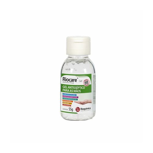 Álcool em Gel 70% Riocare Antisséptico 55g Álcool em Gel 70% Riocare Antisséptico 55g