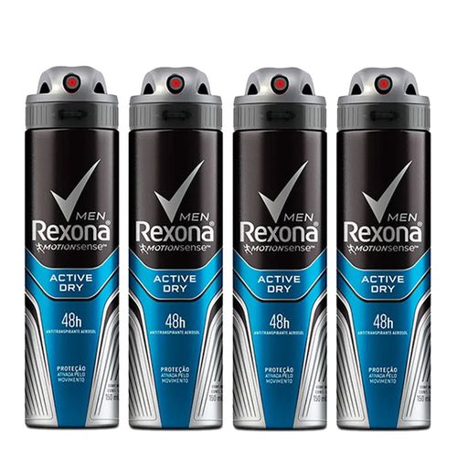 Kit-Desodorante-Rexona-Aerosol-Men-Active-Dry-150ml-4-Unidades-Pacheco-935125434