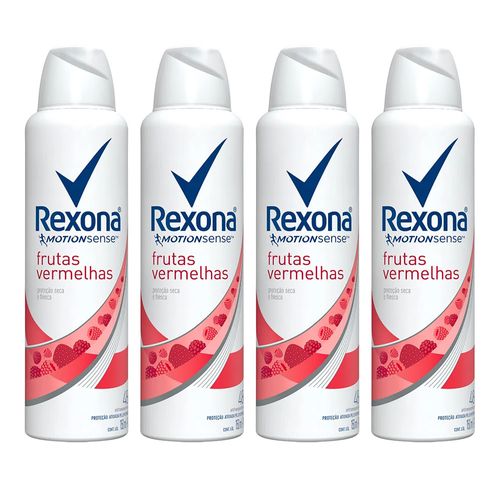 Kit-Desodorante-Rexona-Aerosol-Frutas-Vermelhas-150ml-4-Unidades-Pacheco-935125450