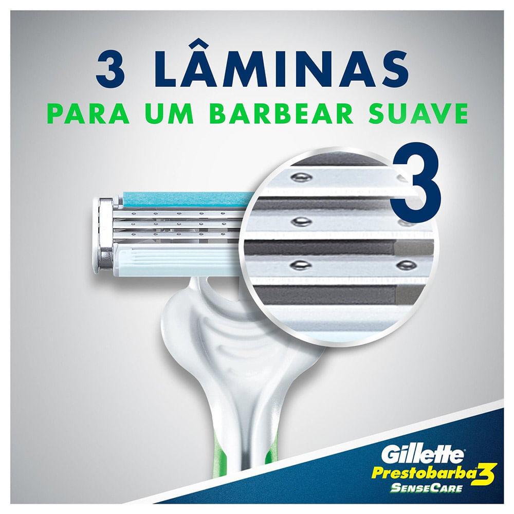 Espuma de Afeitar Gillette Prestobarba Sensitive 57 ml