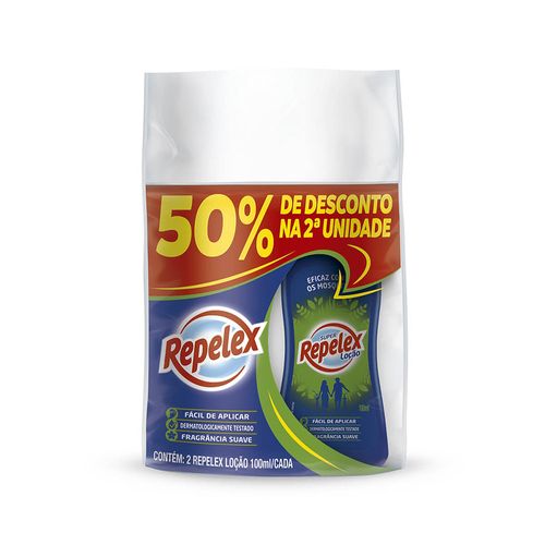 Kit-Repelente-Repelex-Locao-100ml-2-Unidades-Pacheco-712280 Kit-Repelente-Repelex-Locao-100ml-2-Unidades-Pacheco-712280