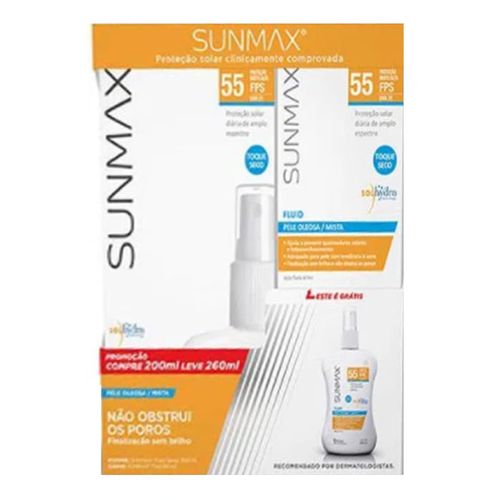 Kit-Protetor-Solar-Sunmax-Fluido-Stiefel-260-Unidades Kit-Protetor-Solar-Sunmax-Fluido-Stiefel-260-Unidades