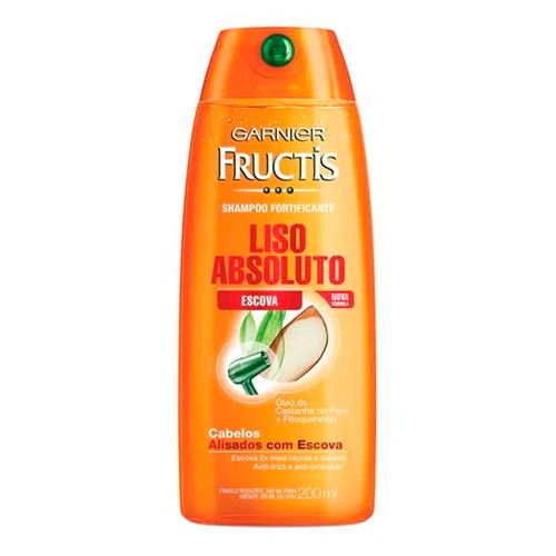 Shampoo Fructis Liso Absoluto Escova 200ml Shampoo Fructis Liso Absoluto Escova 200ml