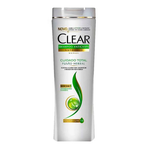 Shampoo Clear Women Fusão Herbal Cuidado Total Feminino 200ml Shampoo Clear Women Fusão Herbal Cuidado Total Feminino 200ml