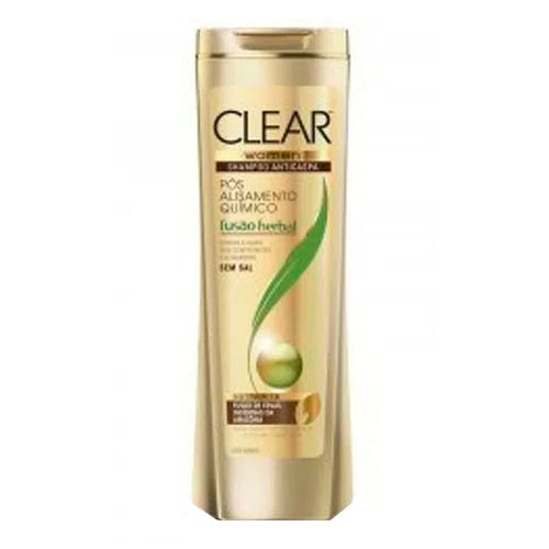 Shampoo Clear Women Fusão Herbal Pós-alisamento Químico Feminino 400ml Shampoo Clear Women Fusão Herbal Pós-alisamento Químico Feminino 400ml