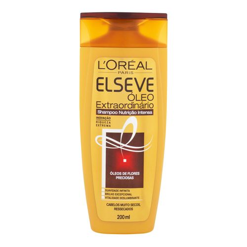 Shampoo Elseve Óleo Extraordinário Nutrição Intensa 200ml Shampoo Elseve Óleo Extraordinário Nutrição Intensa 200ml