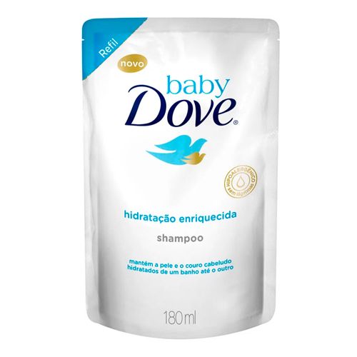 Shampoo Dove Baby Hidratação Enriquecida Refil 180ml Shampoo Dove Baby Hidratação Enriquecida Refil 180ml