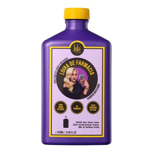 Shampoo Matizador Lola Loira de Farmácia 250ml Shampoo Matizador Lola Loira de Farmácia 250ml