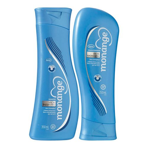 Kit Shampoo + Condicionador Monange Lisos Radiantes 350ml Kit Shampoo + Condicionador Monange Lisos Radiantes 350ml