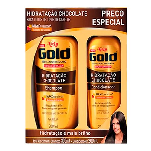 Kit-Niely-Gold-Hidratacao-Chocolate-Shampoo-300ml-Condicionador-200ml-Pacheco-587060