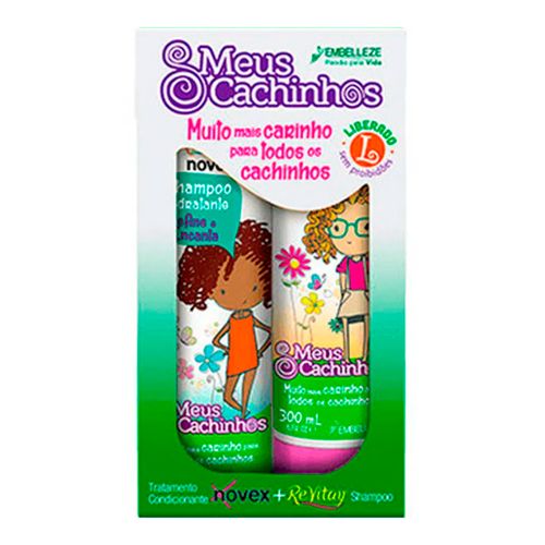 Kit Revity Novex Meus Cachinhos Shampoo 300ml + Condicionador 300ml Kit Revity Novex Meus Cachinhos Shampoo 300ml + Condicionador 300ml