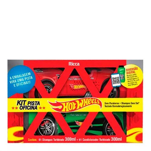 Kit Ricca Hot Wells Pista de Corrida Shampoo + Condicionador 300ml Kit Ricca Hot Wells Pista de Corrida Shampoo + Condicionador 300ml