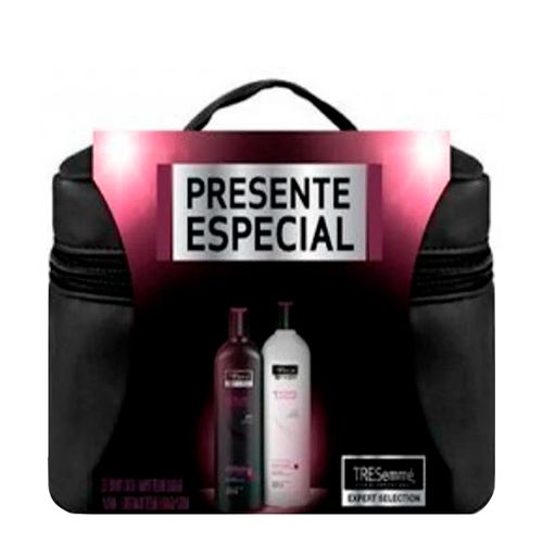 Kit Tresemmé - Shampoo 400ml + Condicionador 400ml Blindagem Platinum + Frasqueira Kit Tresemmé - Shampoo 400ml + Condicionador 400ml Blindagem Platinum + Frasqueira