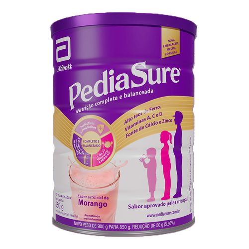 727652---Complemento-Nutricional-Infantil-Pediasure-Morango-850g 727652---Complemento-Nutricional-Infantil-Pediasure-Morango-850g