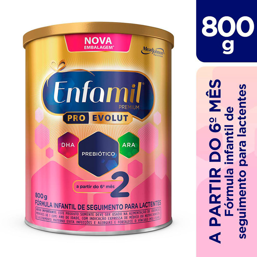 Fórmula Infantil Aptamil Premium 2 800g - Drogarias Pacheco