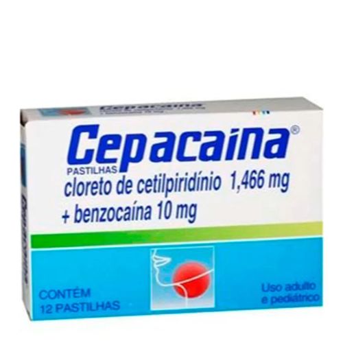 Cepacaína 12 Pastilhas - Drogarias Pacheco