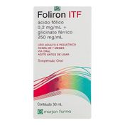 Foliron Itf 30ml Suspensão Oral