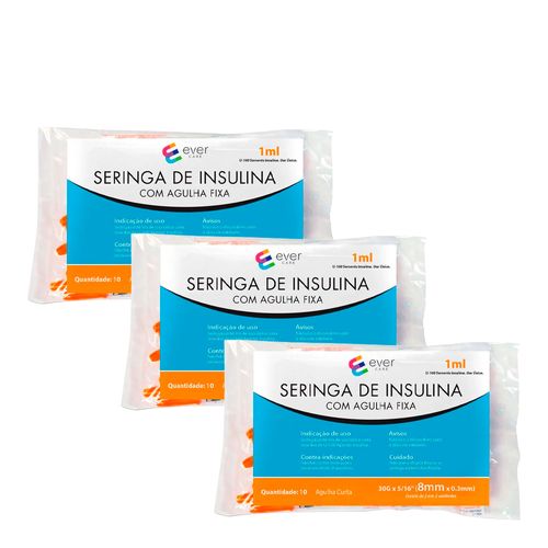 935138174---Kit-Seringa-de-Insulina-Ever-Care-1ml-8mm-10-Unidades-3-Pacotes