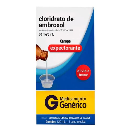 Expectorante Cloridrato De Ambroxol 6Mg/Ml Genérico Cimed 120Ml