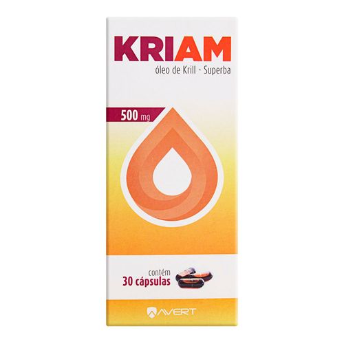 Kriam 500mg Avert 30 Cápsulas Kriam 500mg Avert 30 Cápsulas