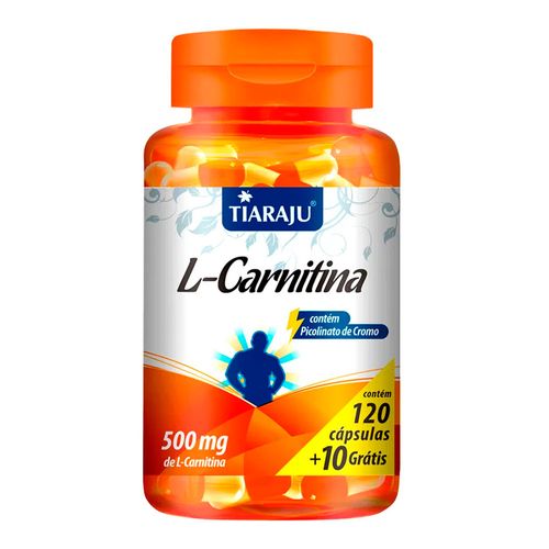L-Carnitina - Tiaraju - 120+10 Cápsulas de 500mg L-Carnitina - Tiaraju - 120+10 Cápsulas de 500mg