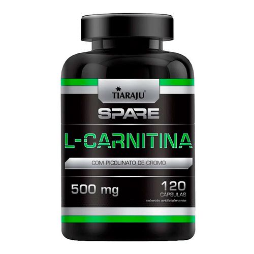 L-Carnitina Spare - Tiaraju - 120 Cápsulas de 500mg L-Carnitina Spare - Tiaraju - 120 Cápsulas de 500mg