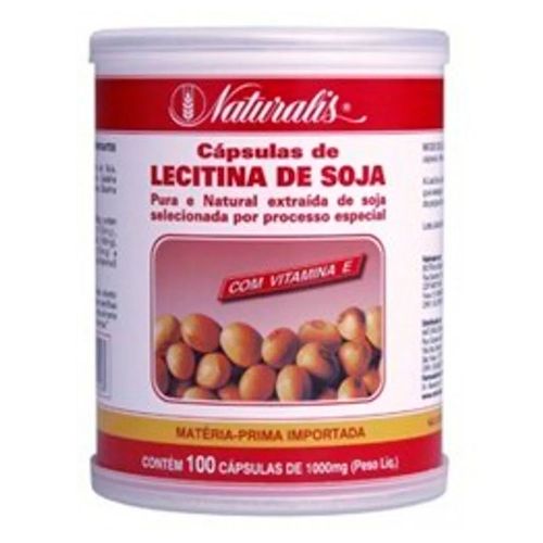 Lecitina de Soja 1000mg Naturalis 100 cápsulas Lecitina de Soja 1000mg Naturalis 100 cápsulas