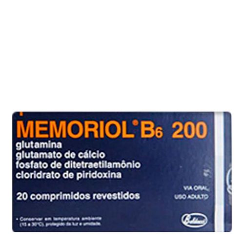 Memoriol B6 200mg Baldacci 20 Comprimidos Memoriol B6 200mg Baldacci 20 Comprimidos
