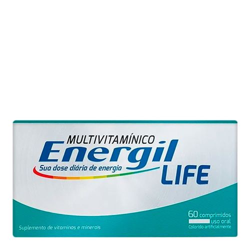 Multivitamínico Energil Life Ems 60 Comprimdios Multivitamínico Energil Life Ems 60 Comprimdios